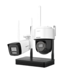 4MP H.265 One bullet + One PTDome WiFi NVS Kit