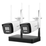4MP H.265 TWO bullet WiFi NVS Kit