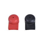 Battery terminal backing  protective cover set red  black M8