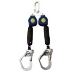 Double Leg Webbing Type Retractable Type Fall Arrester Of Self-Retractable Lifeline