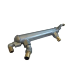 Heat exchanger incl. fittings – GRP soundshield