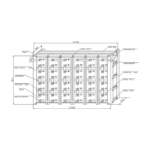 MR MAX 48V series standard battery rack drawings
