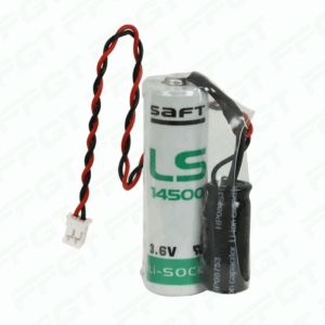 Saft LSP14500-20F Battery, 3.6V 2.6Ah Size AA Hybrid Cell Li-SOCl 2