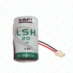 SAFT LSH20 3.6V 13Ah D size [Li-SOCl2] with connector [K29]