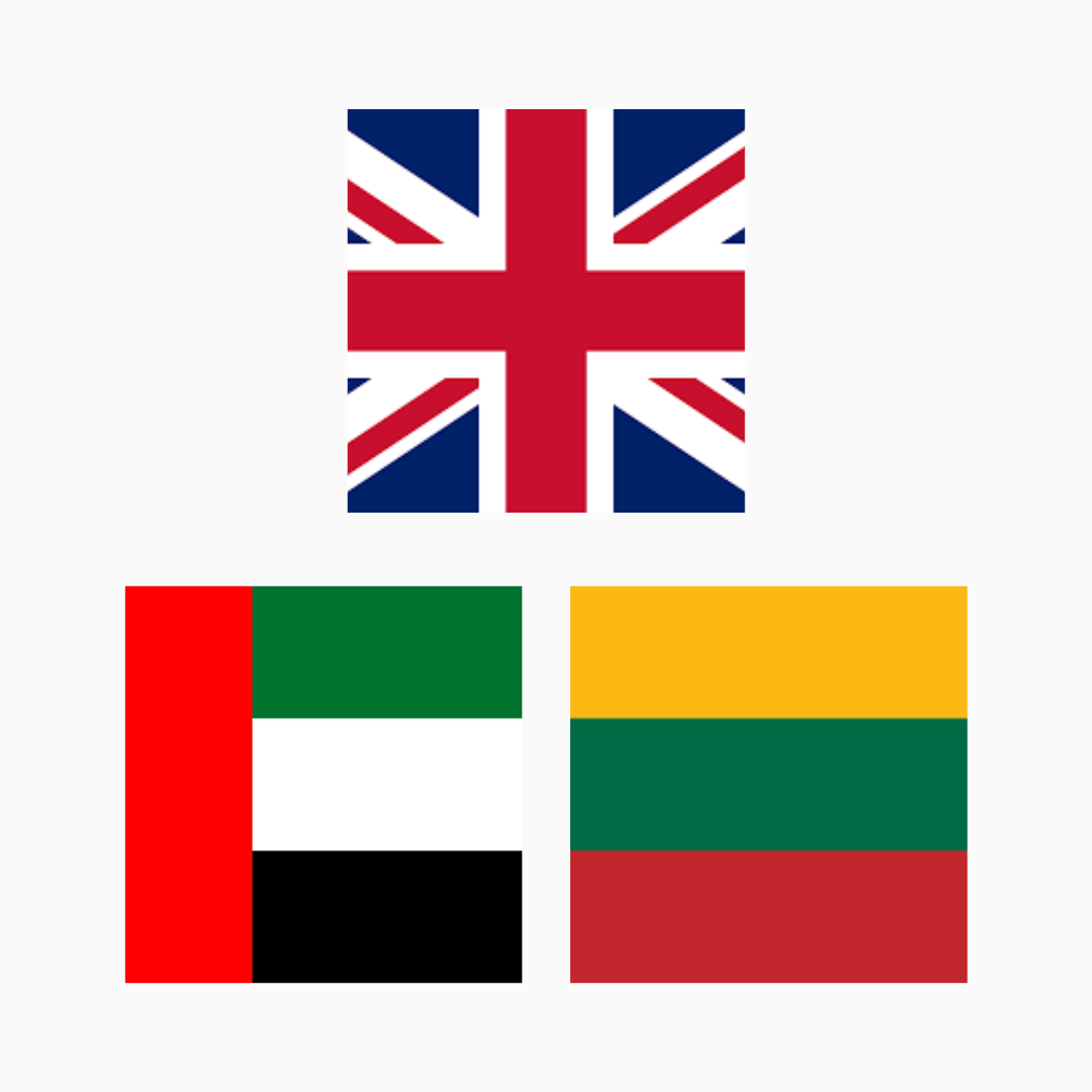 UAE – Lithuania – UK